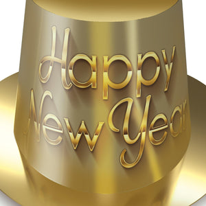 Beistle Golden New Year Hi-Hat (Case of 25)