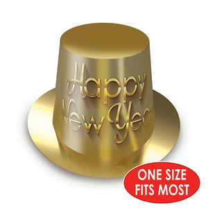 Beistle Golden New Year Hi-Hat (Case of 25)