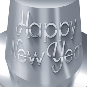 Beistle Silver New Year Hi-Hat (Case of 25)