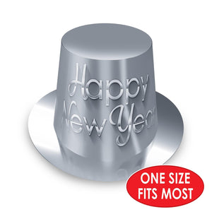 Beistle Silver New Year Hi-Hat (Case of 25)