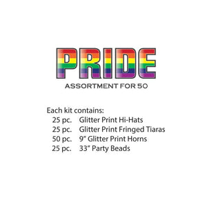 Pride New Year's Eve Party Kit for 50 People