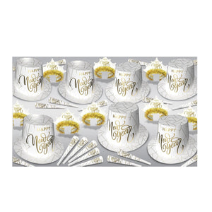 White New Year Gold Party Assortment for 50