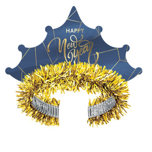 Midnight Blue New Year Tiara - Bulk 50 Pack