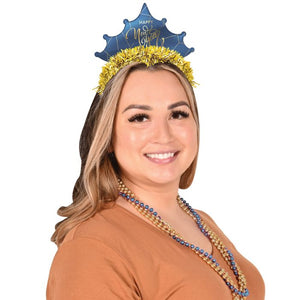 Beistle Bulk Midnight Blue New Year Tiara - 50 Pack