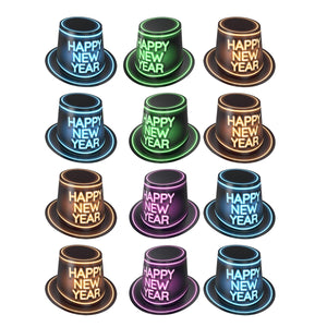 Bulk Glowing New Year Hi-Hats (25 Per Case) by Beistle