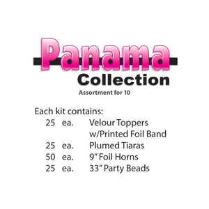 Panama Collection New Year's Eve Party Kit for 50 People