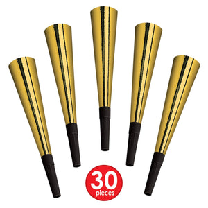 Gold Entertainer New Years Eve Party Kit for 50 People