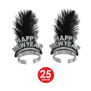 Silver Entertainer New Year's Eve Party Kit for 50 People