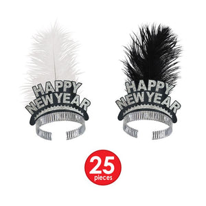 Zebra Print New Year's Eve Party Kit for 50 People