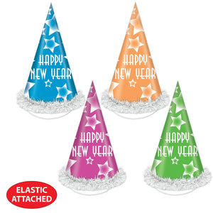 Beistle Happy New Year Party Hats (25 per Box)