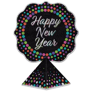 3-D Happy New Year Centerpiece - Bulk 12 Pack