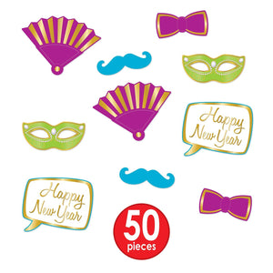 Beistle Simply Paper New Year Assortment for 50