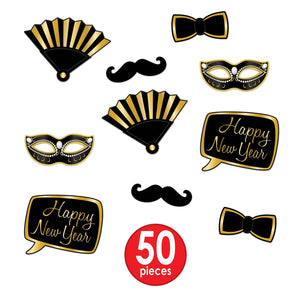 Beistle Simply Paper New Year Assortment for 50