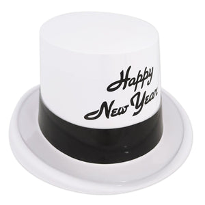 Black & White Legacy New Years Party Topper Hats