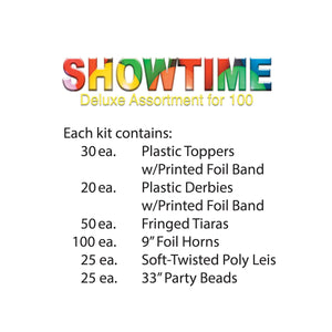 Showtime New Year's Eve Party Kit for 100 People