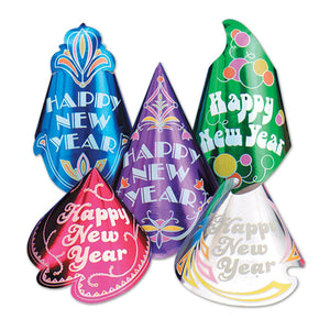 Champagne Hat New Year's Eve Party Kit - Bulk 50 Pack