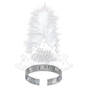 Whiteout New Year Tiara - Bulk 50 Pack