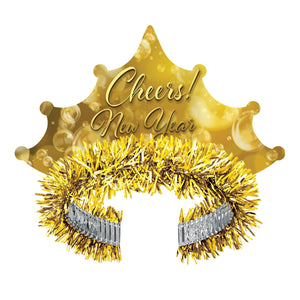 Champagne New Year Tiara - Bulk 50 Pack