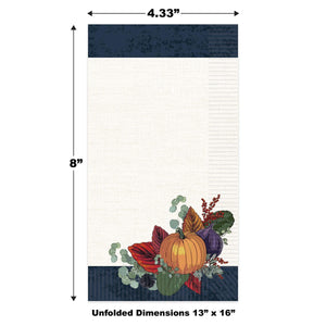 Beistle Fall Thanksgiving Guest Towels (Case of 192)