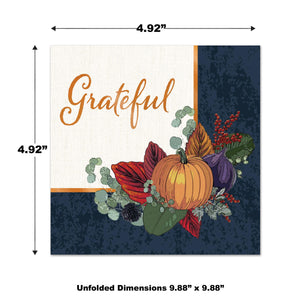 Beistle Fall Thanksgiving Beverage Napkins (Case of 192)