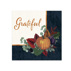 Fall Thanksgiving Beverage Napkins - Bulk 192 Pack