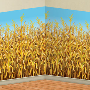 Thanksgiving Cornstalks Backdrop (1/Package)