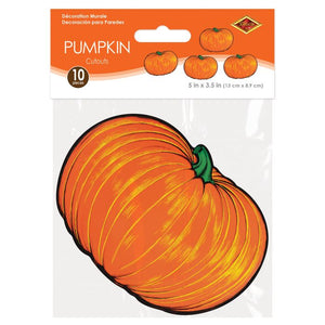 Beistle Bulk Mini Pumpkin Cutout Decorations - 240 Pack