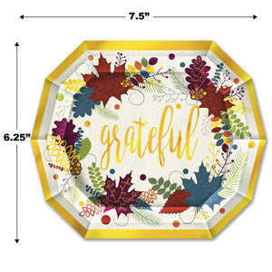 Beistle Friendsgiving Dessert Plates (Case of 96)