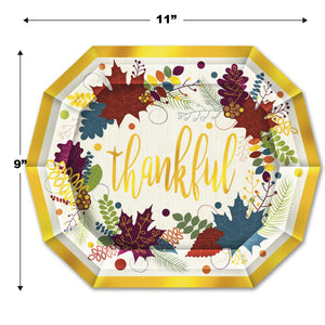 Beistle Friendsgiving Dinner Plates (Case of 96)