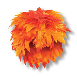 Thanksgiving Fall Leaf Wig - Bulk 12 Pack