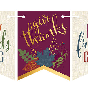 Beistle Foil Happy Friendsgiving Streamer (Case of 12)