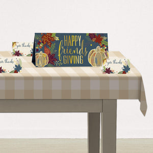 Beistle 3-D Foil Happy Friendsgiving Centerpiece (Case of 12)