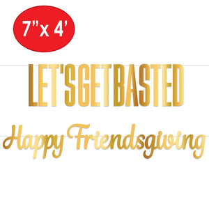 Beistle Foil Friendsgiving Streamer Set (Case of 12)