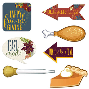 Beistle Foil Friendsgiving Photo Fun Signs (Case of 84)