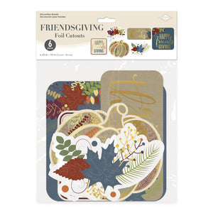 Beistle Foil Friendsgiving Cutouts (Case of 72)