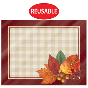 Beistle Plastic Fall Placemats