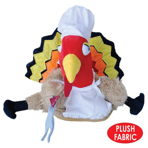 Plush Chef Turkey Hat - Thanksgiving Party Accessories