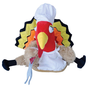 Thanksgiving Plush Chef Turkey Hat - Bulk/4 Hats