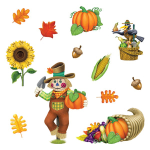 Thanksgiving Fall Clings - Bulk/144 Clings