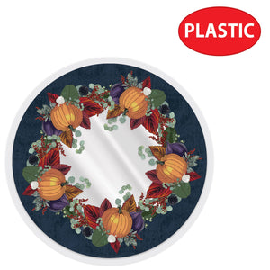 Beistle Plastic Fall Thanksgiving Round Placemats