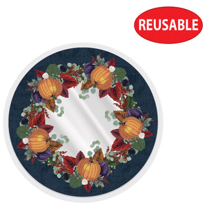 Beistle Plastic Fall Thanksgiving Round Placemats