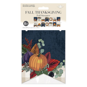 Beistle Foil Fall Thanksgiving Streamer (Case of 12)