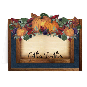 Fall Thanksgiving Table Cards - Bulk/96 Cards