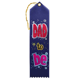 Dad To Be Award Ribbon - Bulk 6 Pack