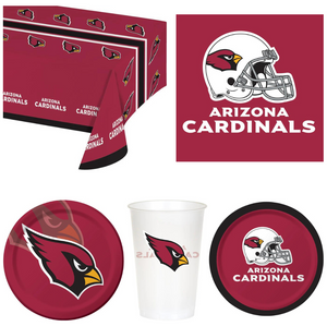 Arizona Cardinals 41 Piece Party Pack for 8 Fans