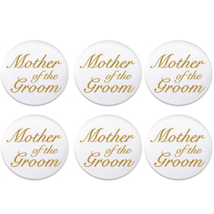 Mother Of The Groom Satin Button (Case of 6)