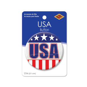 Beistle USA Button (Case of 6)