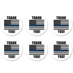 Beistle Thank You! Law Enforcement Button (Case of 6)