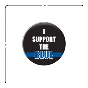 Beistle I Support The Blue Button (Case of 6)