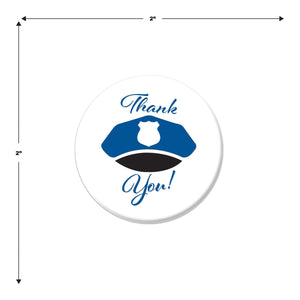 Beistle Thank You! Law Enforcement Button (Case of 6)